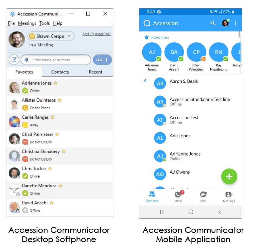 Accession Communicator Application