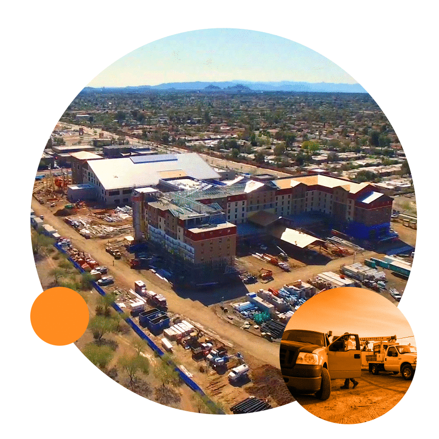 Aerial image of SRPMIC Development