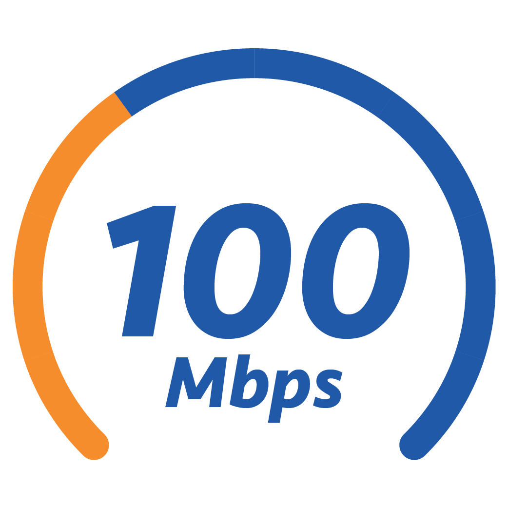 100Mbps Icon