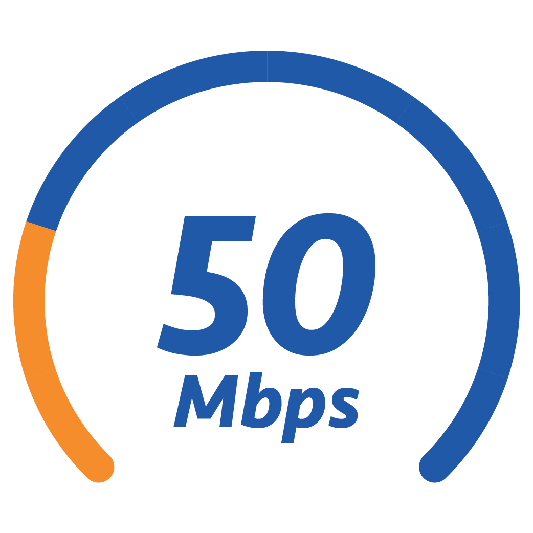 50 Mbps Icon